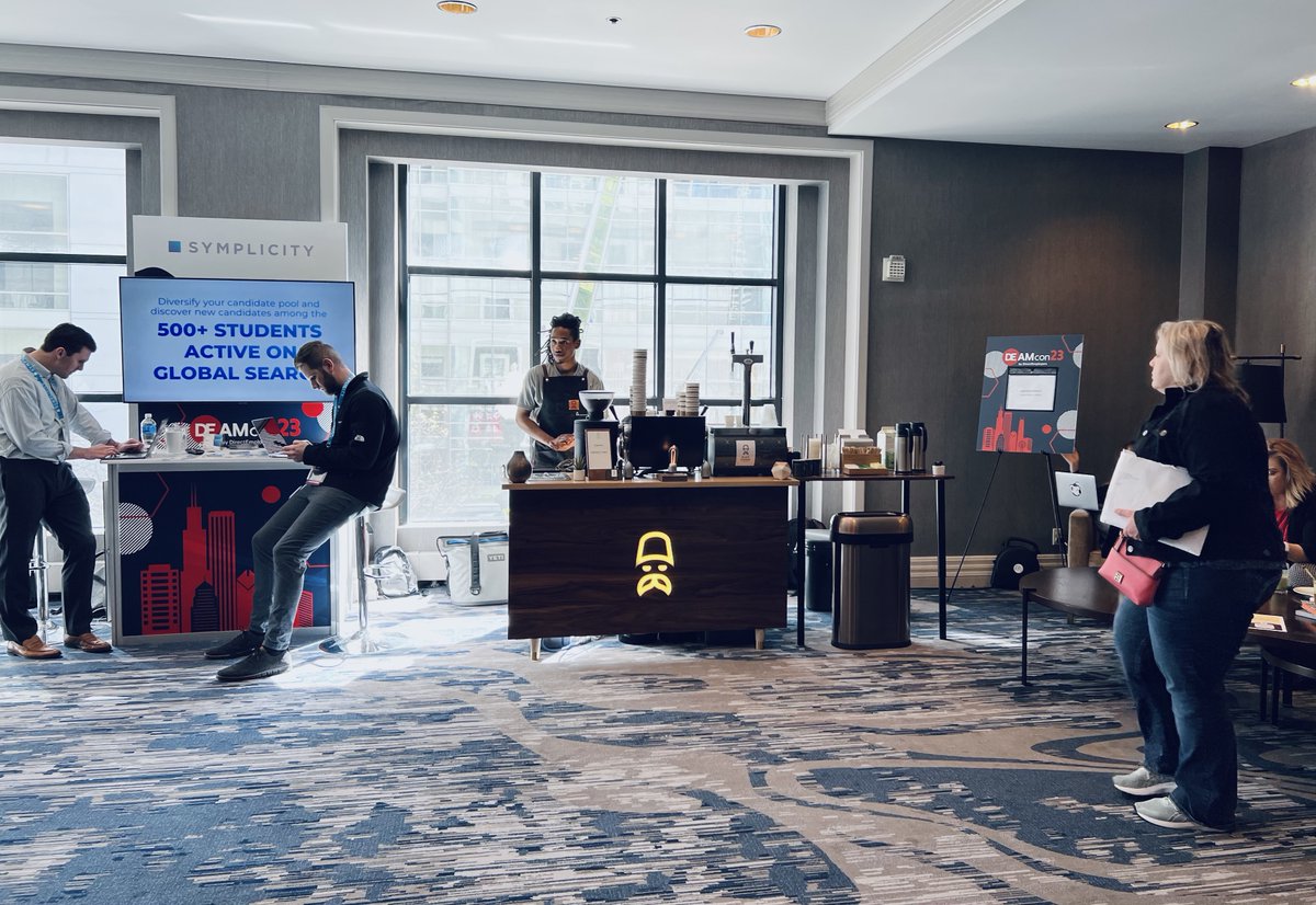 blackfodder's tweet photo. If a three-day conference then only with breaks for good coffee. We have the pleasure of serving you craft espresso beverages and cold brew—day 2. 
#deamcon23 https://t.co/F5jmhzfWsf