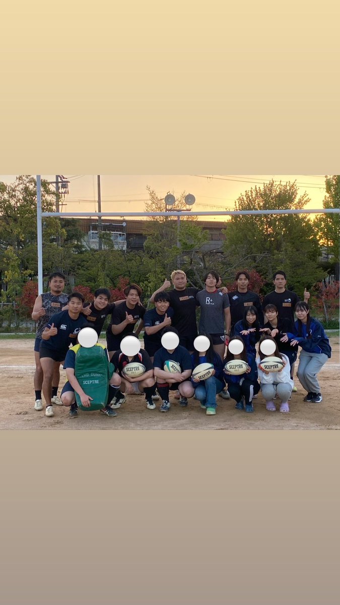 ompurugby's tweet photo. 今日の新歓では、6人の新入生が参加してくれました👀

次回の新歓は土曜日‼️
ボーリング🎳とご飯会🍚を予定しています✨

たくさんの新入生の参加待ってます😊 https://t.co/0N4pfFnjoV