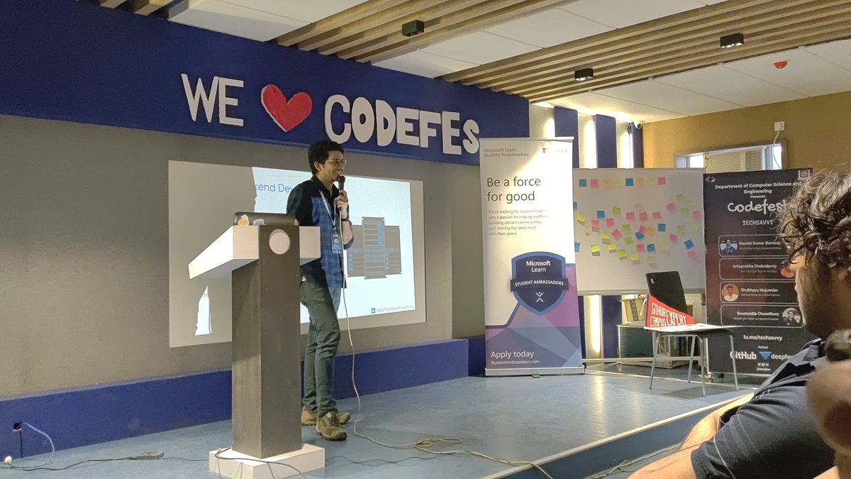 dscjisu's tweet photo. Special thanks to @s_oumyadip, Software Engineer at @RedHat, for an insightful session on kickstarting a career as a Backend Engineer at Codefest 2023!
💻 Attendees gained invaluable tips and tricks from your expertise. Thank you for sharing your knowledge with us! #Codefest2023 https://t.co/DOrfYizKg9