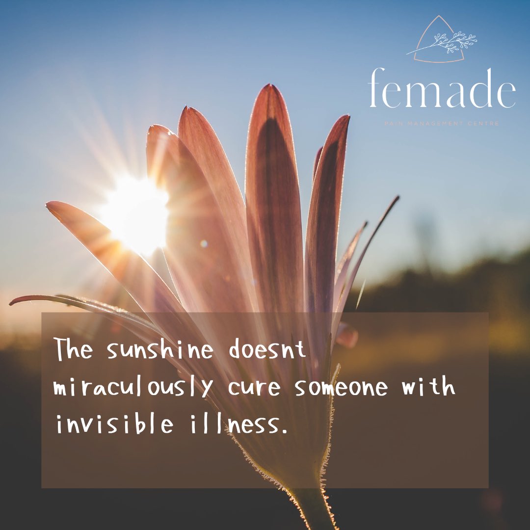 It’s beautiful out and that vitamin D is wonderful. But for those stuck in bed today, this is just the start of sunny days. Take care of you. #chronicillness