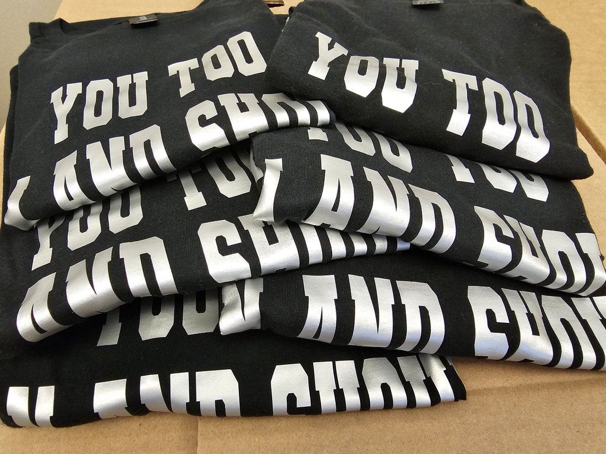 unitednightout's tweet photo. The tweet. The tshirt.
Limited edition @mortymo_ tshirts. Message us first if you want one...then donate $25 or MORE to @CityDogsRescue
Note...black Unisex tshirts with silver print. (remaining stock 1 S, 2 M, 1 L) https://t.co/eDhvCGZTru