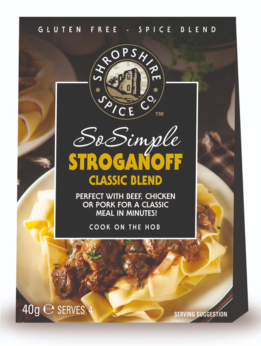 ShropshireSpice's tweet photo. Weekend is approaching🌞
Do want something quick to cook, and tasty??😋

Try the 'So Simple Stroganoff' - with mushrooms.... definitely one of my favourites!! 👍👍

https://t.co/BgjP5kkv6X https://t.co/XBkqAtwojT