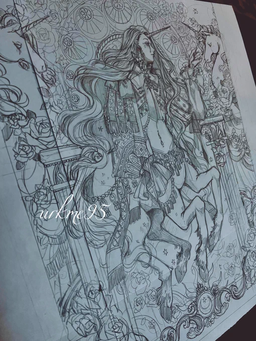 次は大きめ
次から下絵 
