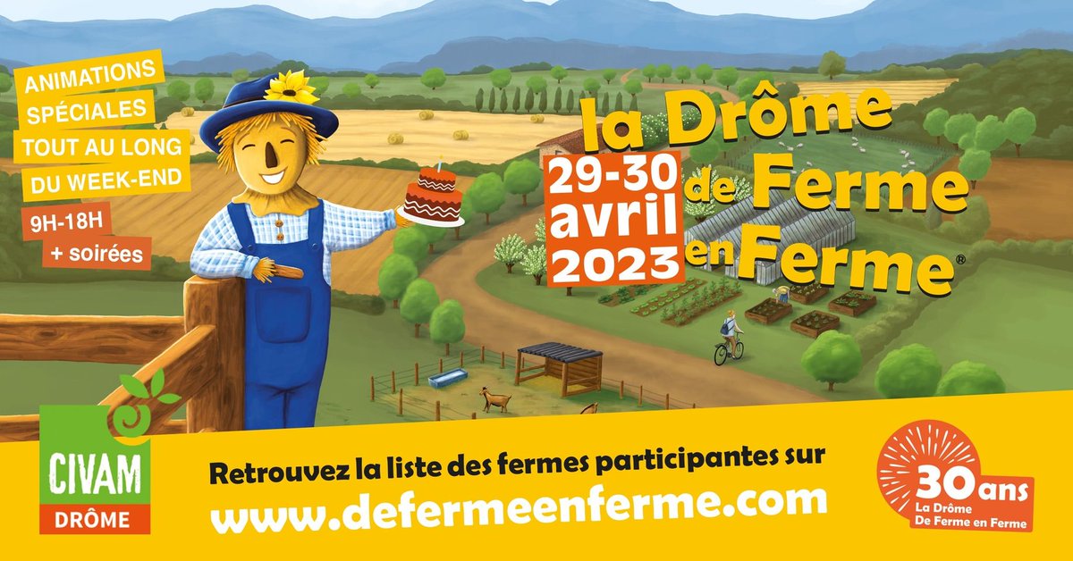 Rendez vous le dernier week-end du mois d'avril pour une porte ouverte chez <a href="/sudspiruline/">Sud Spiruline</a> !
Tout le programme de l'événement 
fb.me/e/9WGTboCfi