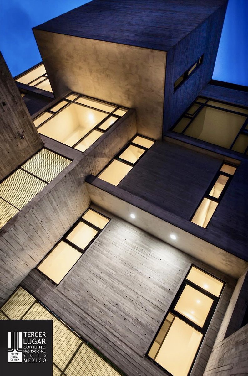 Bartolache 1944, 
CDMX, México. 
Tercer lugar @PREMIOOBRASCX 2015 en la categoría Conjunto Habitacional. 

Fotografía @jorgebgarrido 

 #architecture #design #concretedesign #brutalistarchitecture #housing #designhouses 
#Arquitectura
#DiseñoArquitectónico