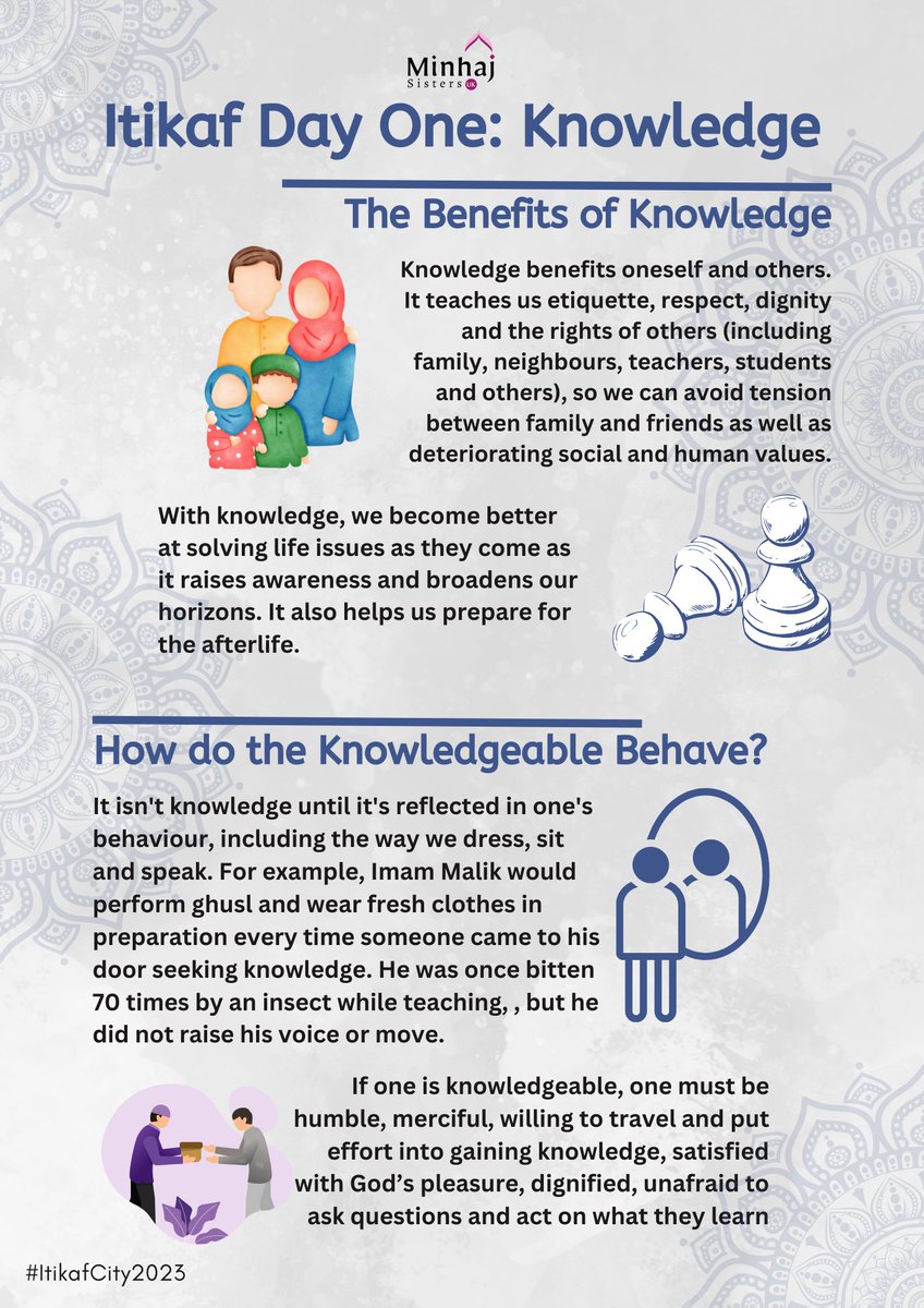 MinhajSistersUK's tweet photo. Itikaf City 2023 | Lecture 1 & 2 | Shaykh-ul-Islam Dr Muhammad Tahir-ul-Qadri
#minhajSistersUK #itikafcity2023 #ramadan2023 #benefitsofknowledge #parents https://t.co/g6OE2OAn6e