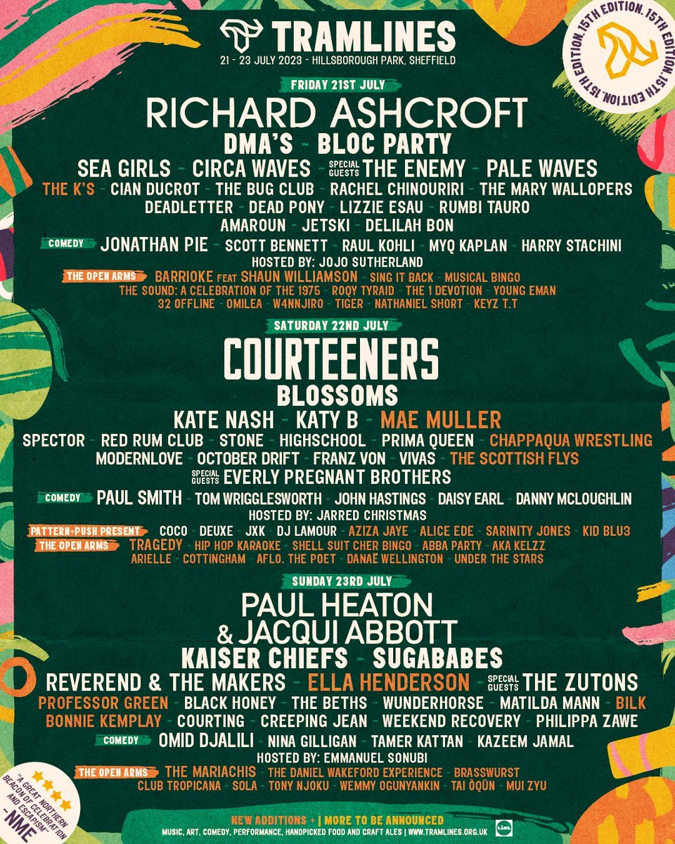 NorthernChorus_'s tweet photo. 🚨 #WIN - We are giving away 2x tickets to Tramlines Festival 2023 🙌 

To enter, RETWEET and FOLLOW 🎪

Closes 14.05.23. More info and T&amp;Cs on the link: https://t.co/efnTZQpAFz

Good luck 🤞 #Giveaway #prizes #competition https://t.co/blOZrgnl12