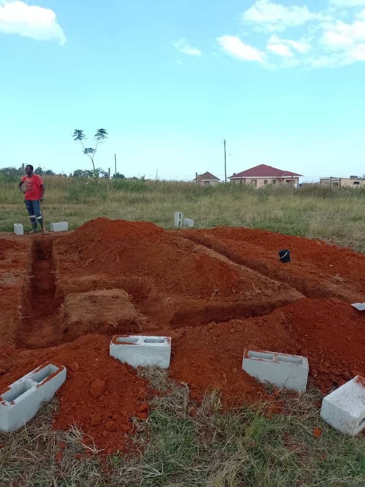 ScalisaFund's tweet photo. The Foundation has begun earthworks on a second house for the Motsa Family at Mfabantfu.This is due to an assessment done by the Foundation to build separate houses to accomodate all family members. 

We thank you for your generous contributions and prayers. https://t.co/a4RrxBSkBP