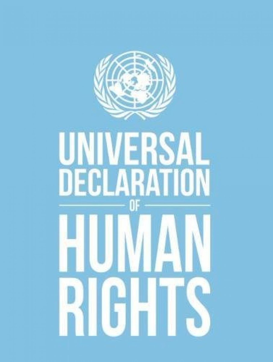 UNGeneva's tweet photo. All human beings are born free and equal in dignity and rights.    

As we mark 75 years of the Universal Declaration of Human Rights, learn how YOU can #StandUp4HumanRights and help promote a world of dignity, freedom &amp; justice for all.
https://t.co/MTx03NqoUz https://t.co/irJRE8tqfp