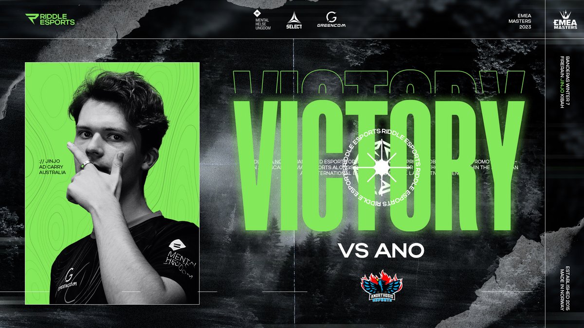 RiddleEsports's tweet photo. FIGHT. BARON. GAME ✅
We take down Anorthosis Famagusta 🇬🇷 in our first game of the day and move to 2-2.

SK Prime is next at 20:00 CEST
#RIDDLEHYPE / #OneNLC 💚 https://t.co/3fn42rtF7R