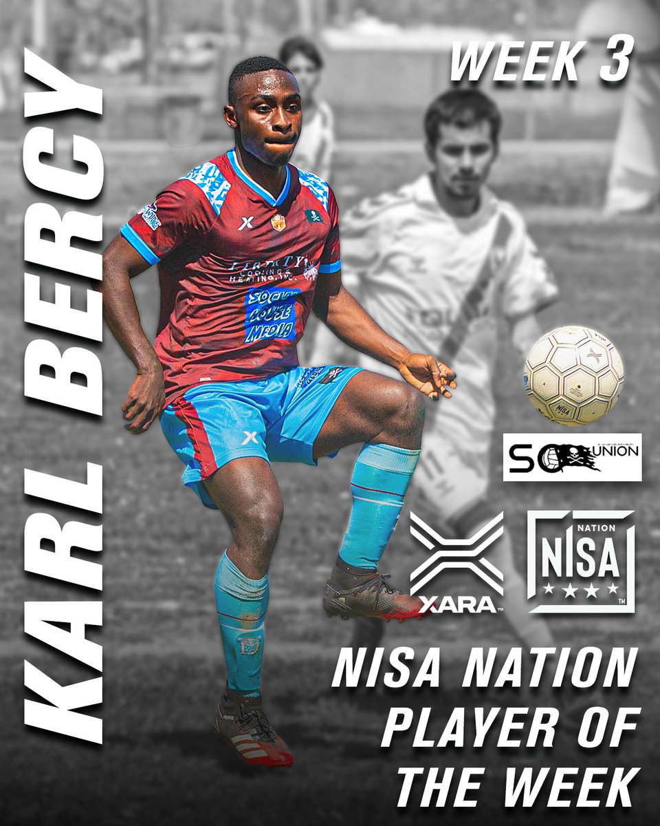 TheNISANation's tweet photo. .@AscValley's Karl Bercy is the NISA Nation Player of the Week for April 3-9!

Bercy, a former Haitian Under-23 National Team member, scored two goals in a 3-2 victory on Saturday, April 8.

READ MORE: https://t.co/tfpJi51z1f

#NISANation https://t.co/vW1aw3KtlC