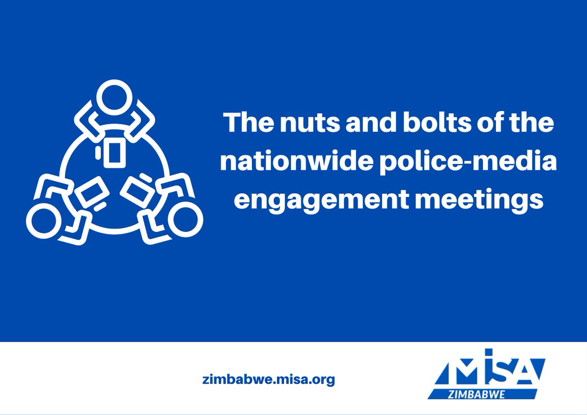 misazimbabwe's tweet photo. The nuts and bolts of the nationwide police-media engagement meetings.

#JournalismIsNotACrime
#ProtectMedia

https://t.co/HcNuVh5ZJD https://t.co/zuj1W1JiTD