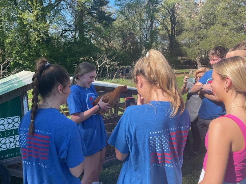 theWPboard's tweet photo. More WP Wellness Day Goodness!  Travis Manion Service, Petting Zoo oh my! https://t.co/10vMGp2Nbb