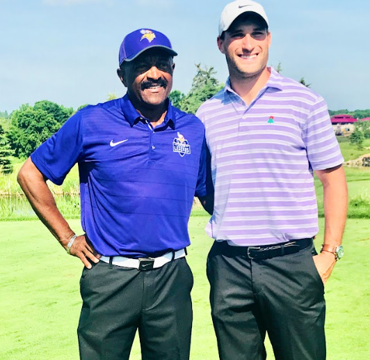 gregcoleman8's tweet image. Bumped into a familiar face out on the course 🙌

#PurpleNation