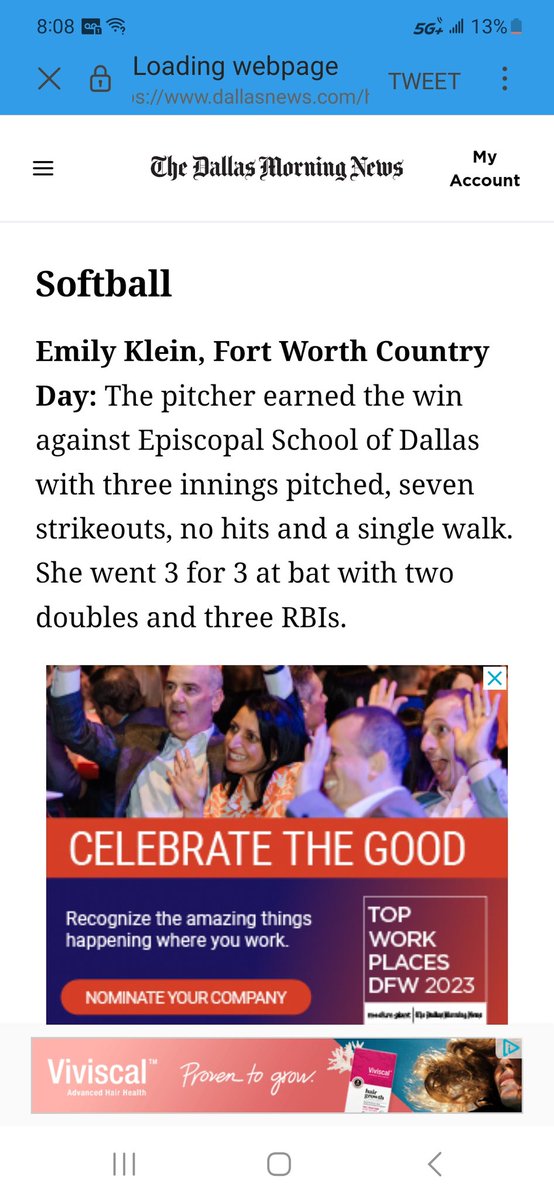 <a href="/EmilyKlein2024/">Emily Klein</a> getting a shout out from DMN. Go Em!