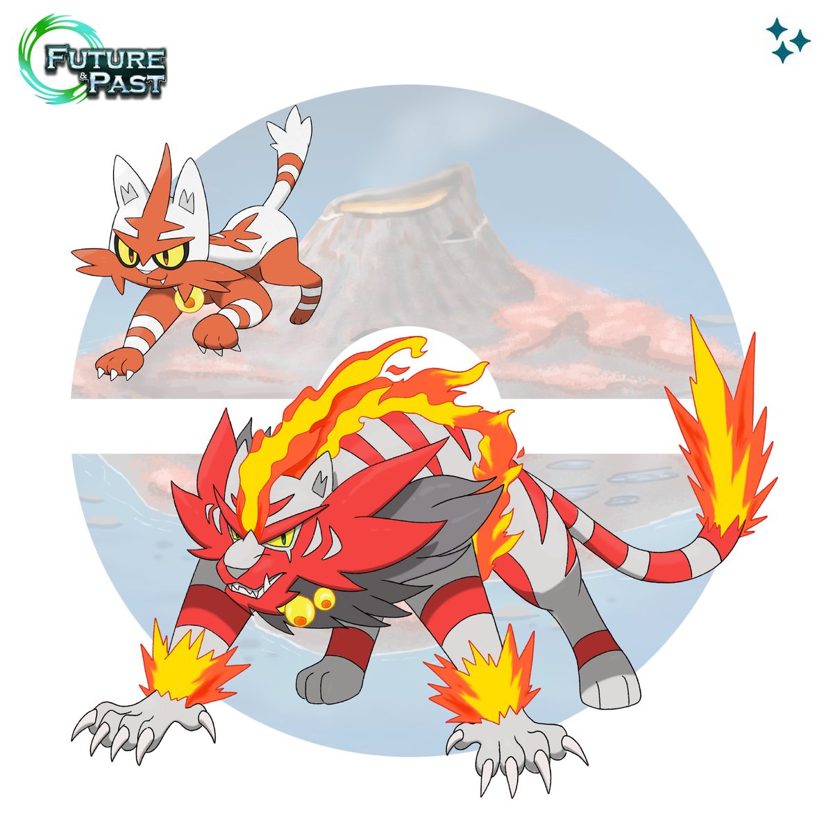 TheEquasRegion's tweet photo. Welcome to The Equas Region,
home of many unique and wonderful Pokemon!
Here is the Shiny Form of Incinerage!
Facebook: @PokemonFutureandPast
Instagram: @pokemon_futureandpast
Twitter: @TheEquasRegion
#Pokémon #fakemonart #fakemon #Equas
#Futureandpast #region #Shiny https://t.co/418W1ZKoA3