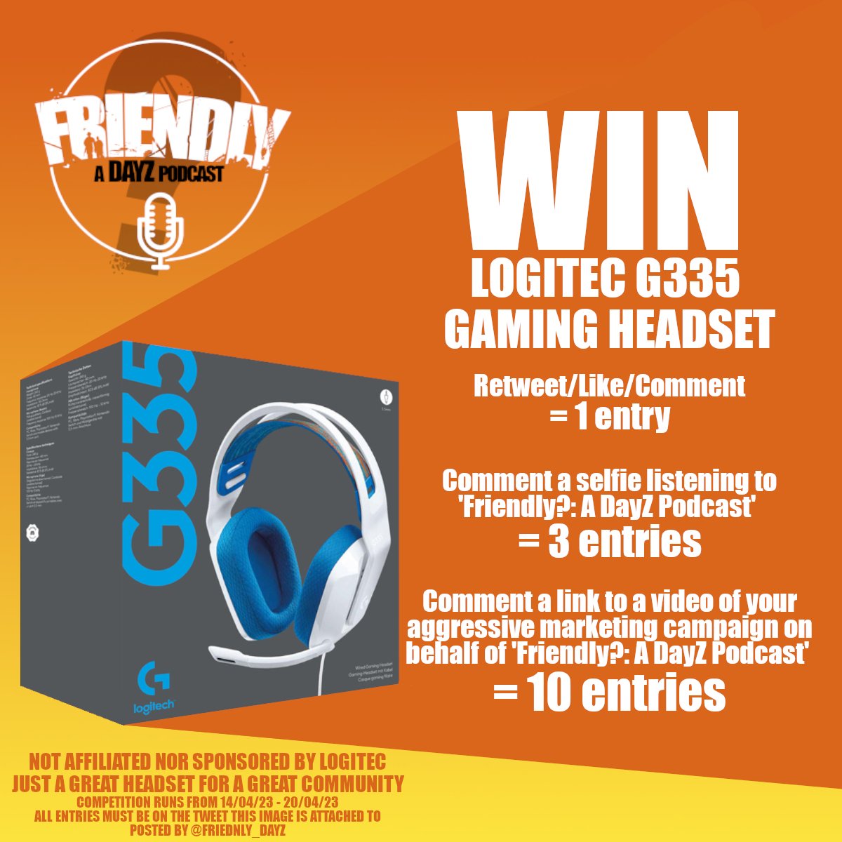 Friendly_dayz's tweet photo. 🚨NEW EPISODE🚨

Ep.25 Flags With Friends is OUT NOW

This is also the Tweet you should interact with to enter the competition!

https://t.co/OczpkAtSnI

#DayZ #WIN #Competition #podcast #community #Spotify #spotifypodcasts #headset #gaming
#pc #console https://t.co/ByKJu4dhMf