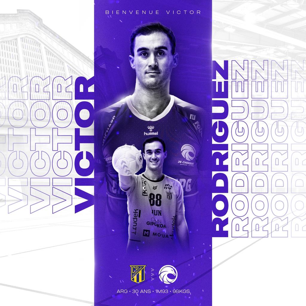 FICHAJES | El <a href="/JSCherbourg/">JS Cherbourg Manche HB</a> ha cerrado la incorporación de <a href="/rodriguezivnn/">IVÁN RODRÍGUEZ</a> y <a href="/VictorRguez8/">Víctor Rodríguez</a> a partir de la próxima temporada.