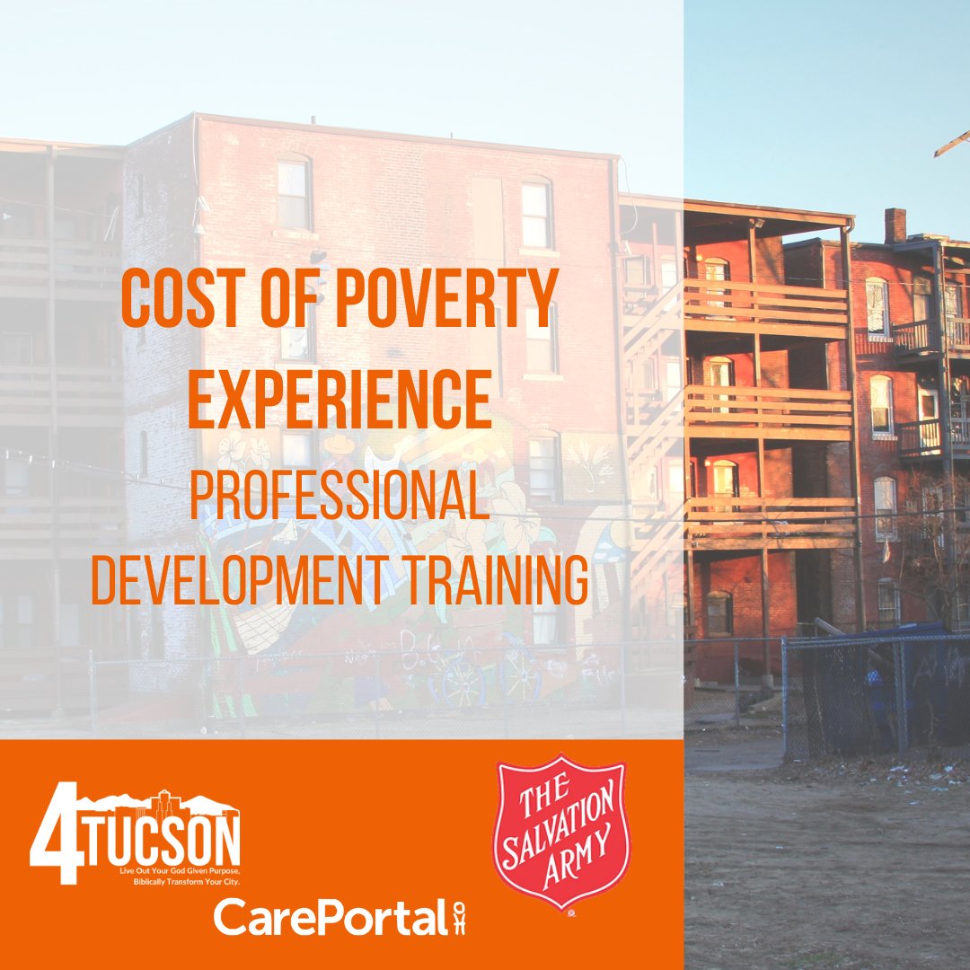 4_Tucson's tweet photo. Cost of Poverty Experience
Professional Development Training
April 25, 2023 - 9:00am to 11:30am
Register 👉 https://t.co/krZypswxi6 https://t.co/3TrGfyuns7