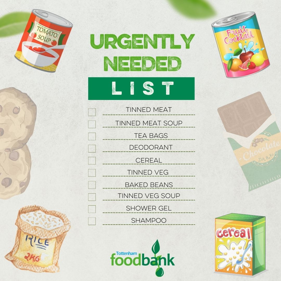 TottFoodbank's tweet photo. Off to do your shopping any time soon?

If you’re able to, please kindly consider picking up a few extra items and donating them to us to support people who need food support in our community.

For more info 👉🏾 https://t.co/oSYbF8lpOU https://t.co/c8xhvGBycz