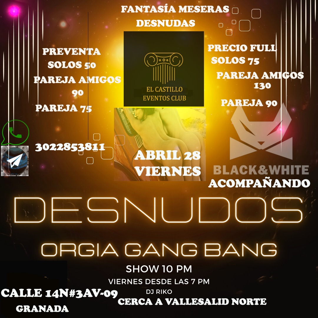 Elcastilloevenc's tweet photo. Programarte con la preventa #swingercali #solos #solas #calico #desnudos #fiesta #eventoscali #abrilencali https://t.co/Fg1OPNl7fk