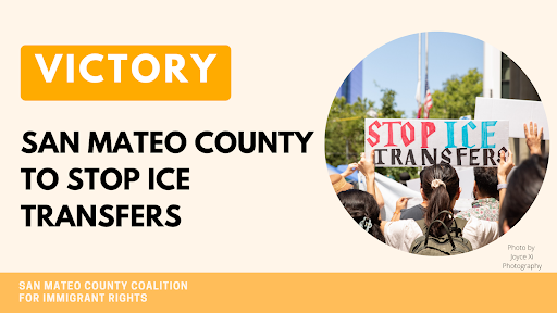 NEW: The San Mateo Board of Supervisors passed a county ordinance that will permanently #StopICEtransfers and keep families together! <a href="/SMCCIR/">San Mateo County Coalition for Immigrant Rights</a> is proud that our home continues to protect and welcome our immigrant community members.