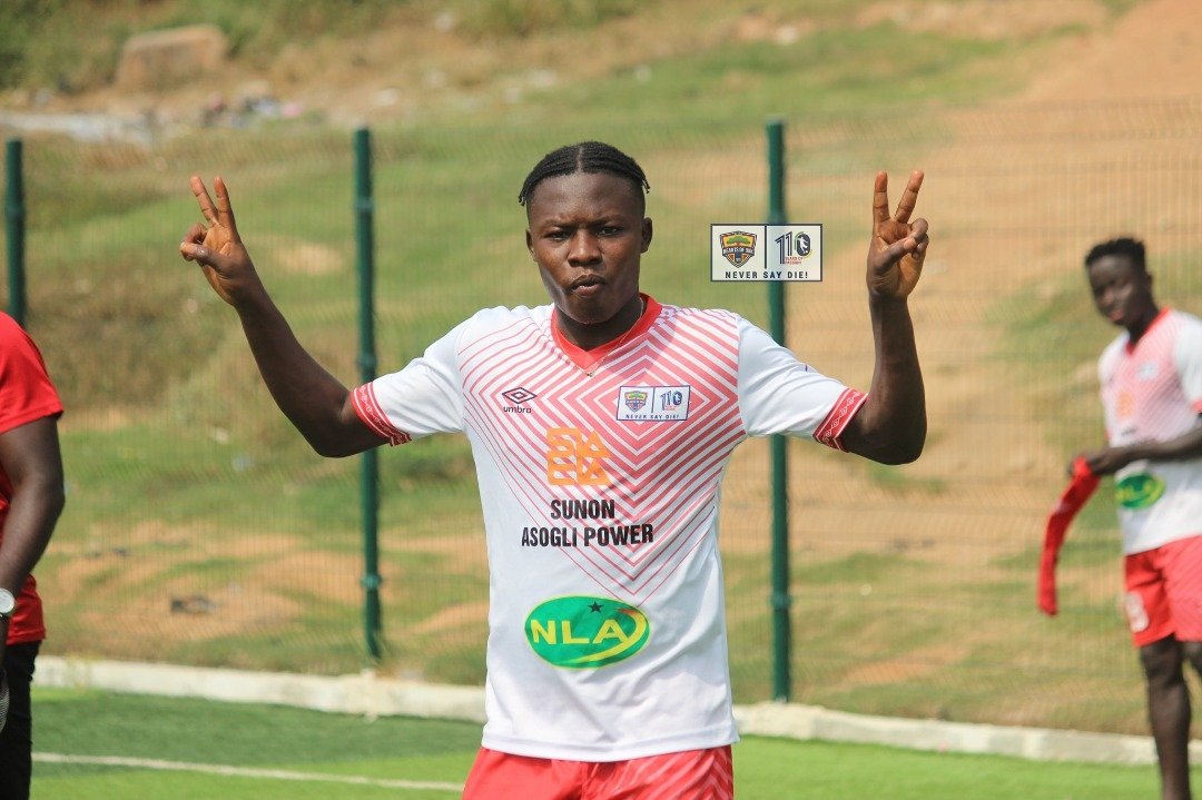 Kickgh's tweet photo. REPORT: FC Porto, two other top European clubs express interest in Hearts of Oak star Salifu Ibrahim

READ: https://t.co/PbSzU1ywk4 https://t.co/I7jvXSEiMb