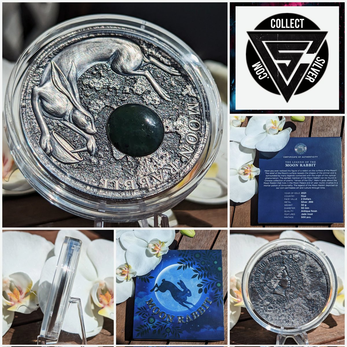 RichSilver's tweet photo. We've added something new to our online silver collection!
Come check it out to learn more!
https://t.co/vo3zeJbWH8
#CollectSilver #SilverArt #SilverCoins #Mint21 #MintXXI #MoonRabbit #Collectibles #Silver #Rabbit #mythology https://t.co/BRGQFACbaq