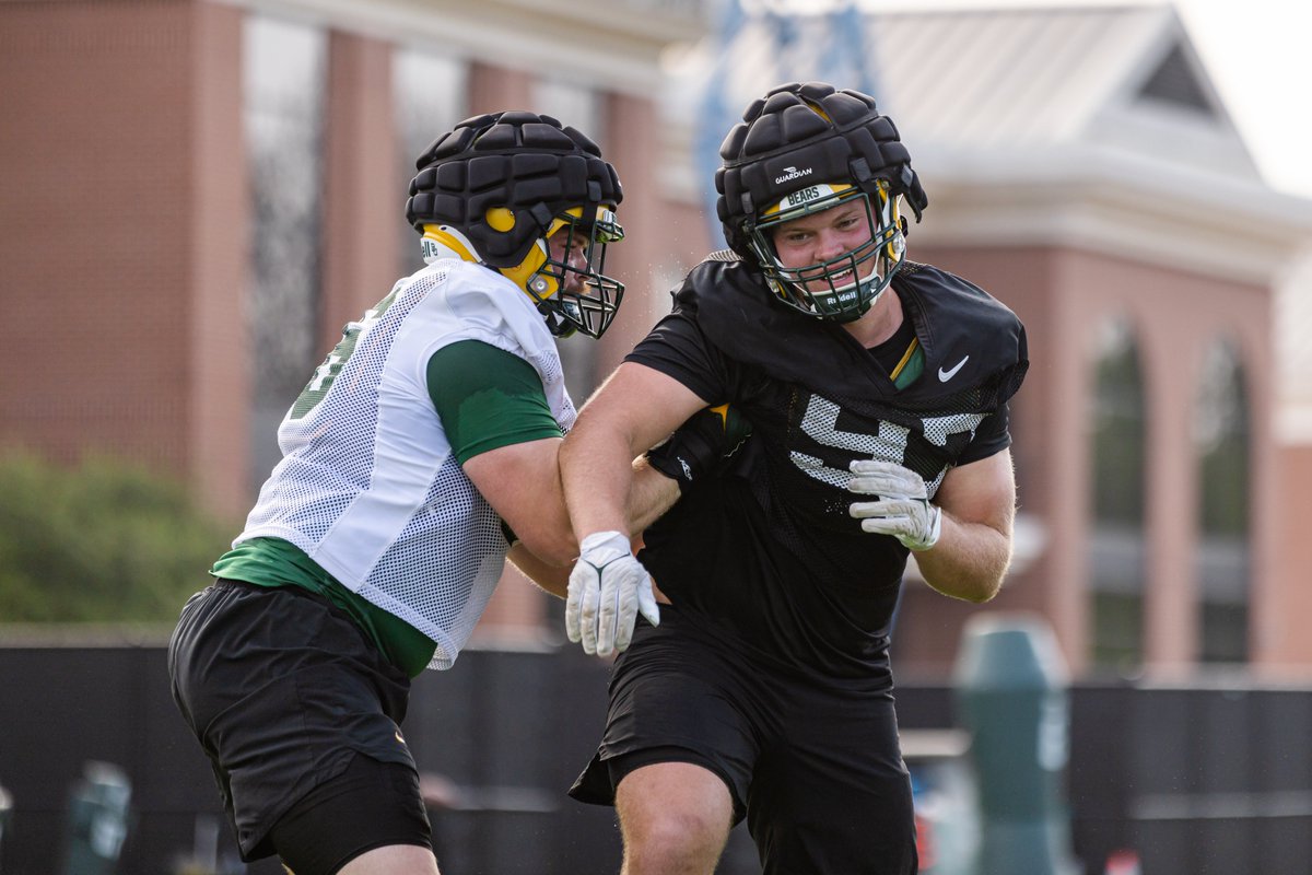 BUFootball's tweet photo. Thursday Trenches ⚠️

#SicEm | #PersonOverPlayer https://t.co/HvZCG7ftli
