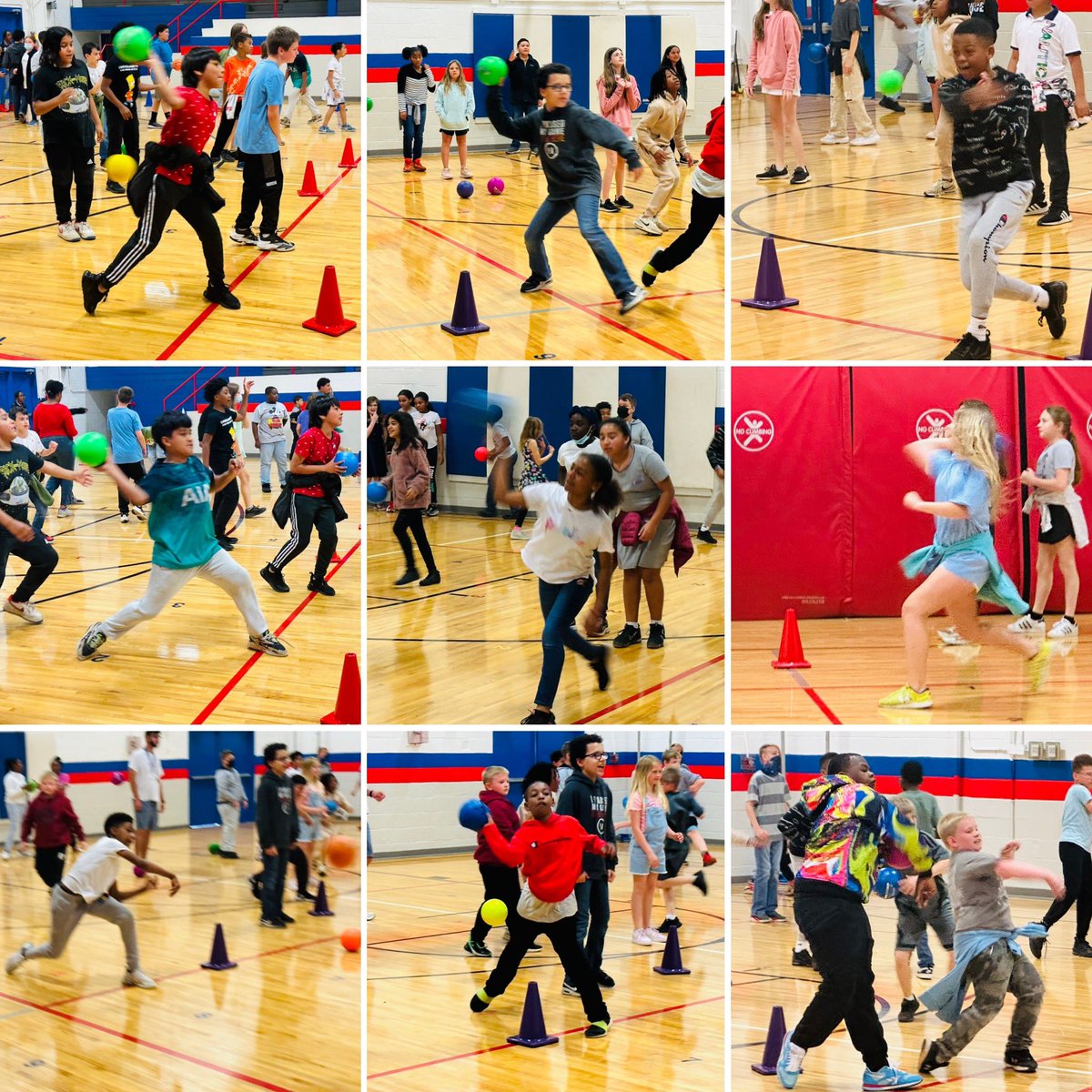 CoachArnoldMXR's tweet photo. Dungeon Ball today! #MXRPE #ShineComets https://t.co/t9P2Fiao2S