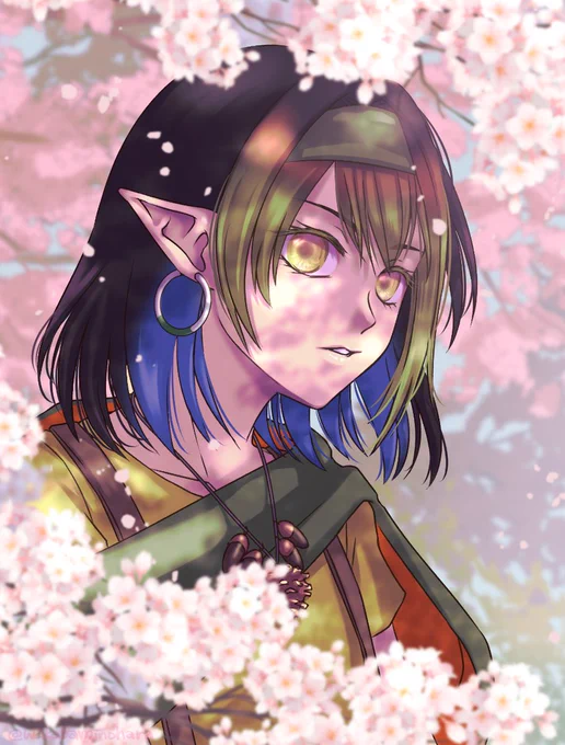 桜の森 #お花畑青空大写生大会 