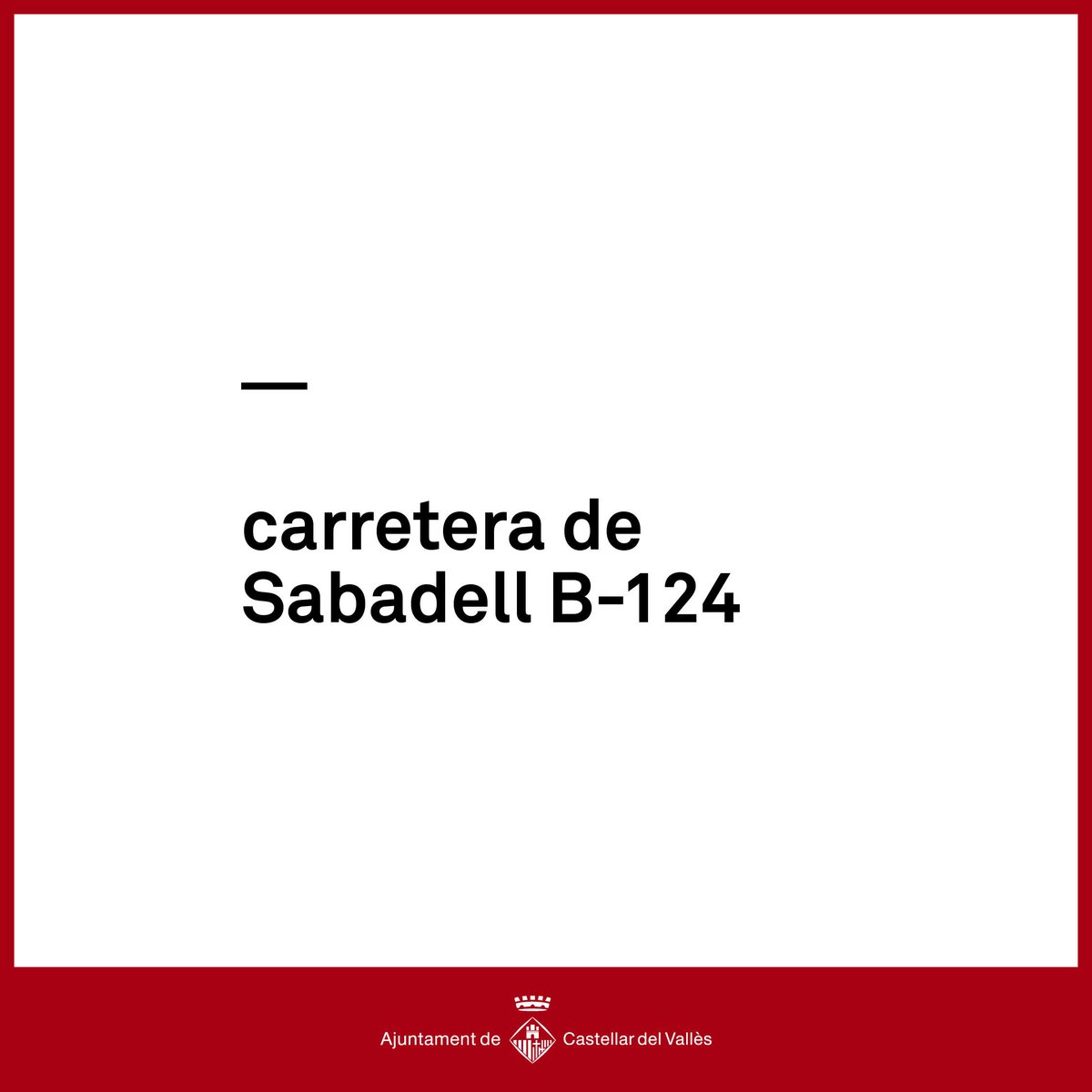 femcastellar's tweet photo. ‼️Trànsit restablert a la carretera B-124. 🚗

▶️ La carretera B-124 ja s'ha pogut reobrir al trànsit després d'haver estat tallada durant més d'una hora a causa d'un accident a l'alçada del pont.

#CastellardelVallès
#CastellardelValles
#Sabadell
#Accident
#B124 https://t.co/1T8Hur4zaZ