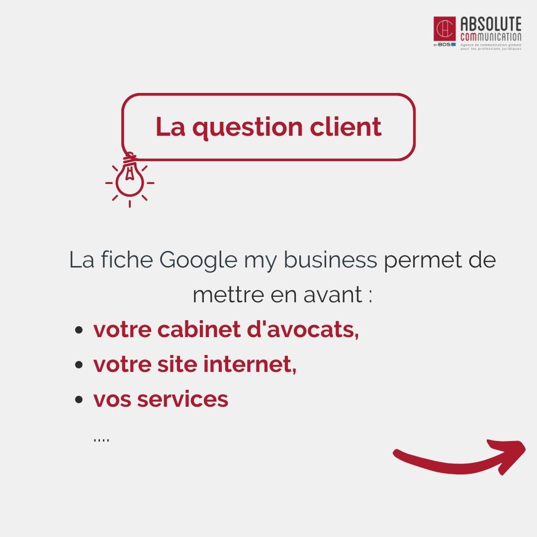 AbsolutCom's tweet photo. A quoi sert la fiche Google my business ?

Google My Business est un outil qui permet d’améliorer votre référencement sur Google lors d’une recherche géographique 📍

Vous allez mettre en avant
◻️ votre cabinet
◻️ votre site
◻️ vos services

Contactez-nous pour en savoir plus 📩 https://t.co/MqdTpUNLmk