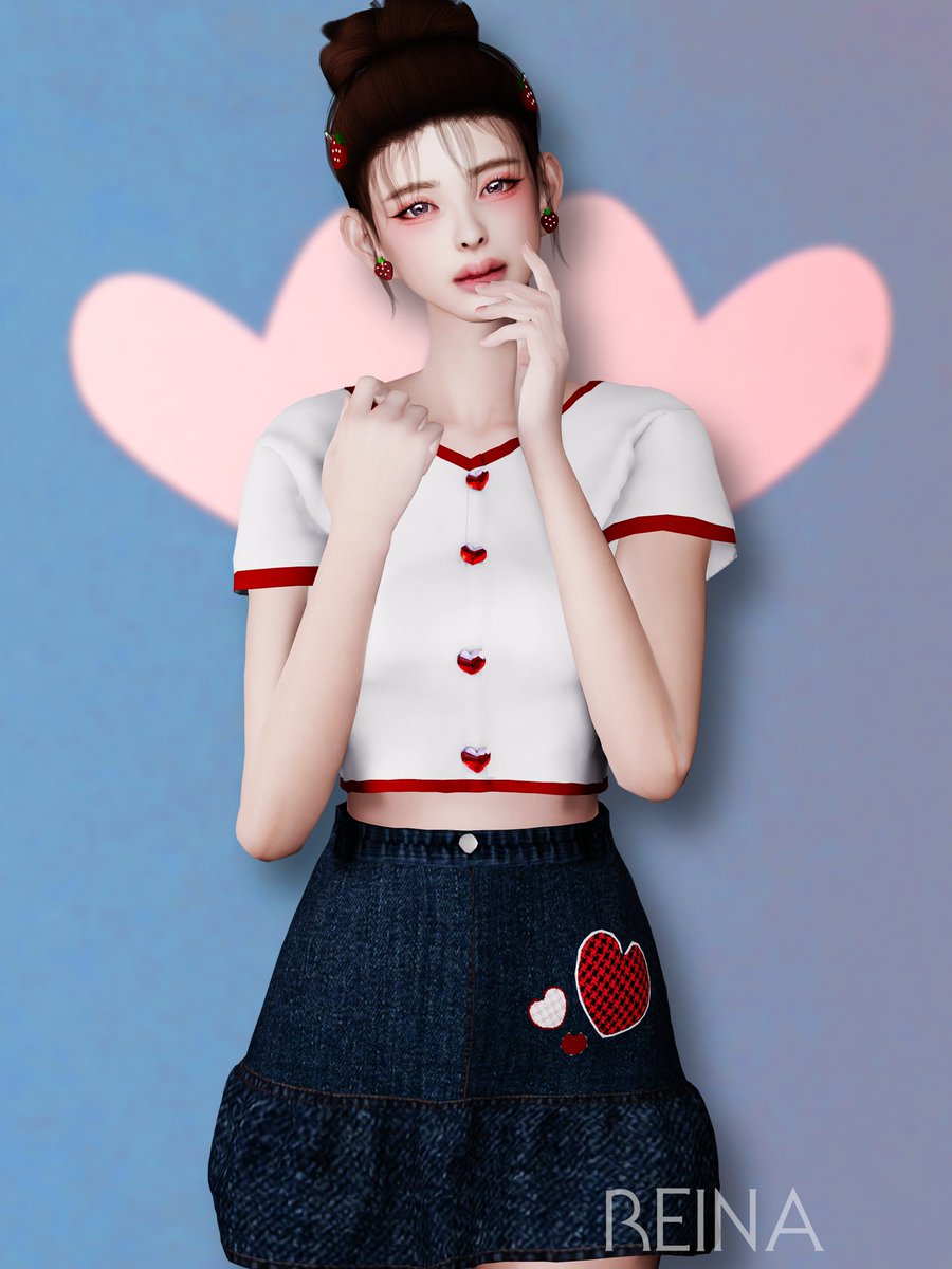 [심즈4 여심의상]Reina_TS4_Strawberry_Set  
EARLY ACCESS (PUBLIC RELEASE : KST/MAY.14.2023)
patreon.com/posts/reina-ts…