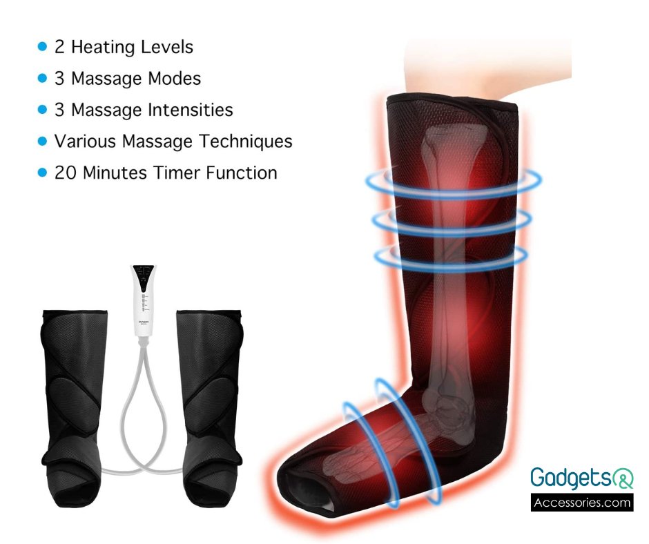 gadgetsaccessor's tweet image. QUINEAR Leg Massager with Heat Air Compression

#legmassager #heatedmassager #aircompression #legpainrelief #circulationbooster #footmassager #healthylifestyle #wellness #fitness #painmanagement #mobilityaid #QUINEARmassagery #rehabilitation #gadgetsandaccessories #technologynews