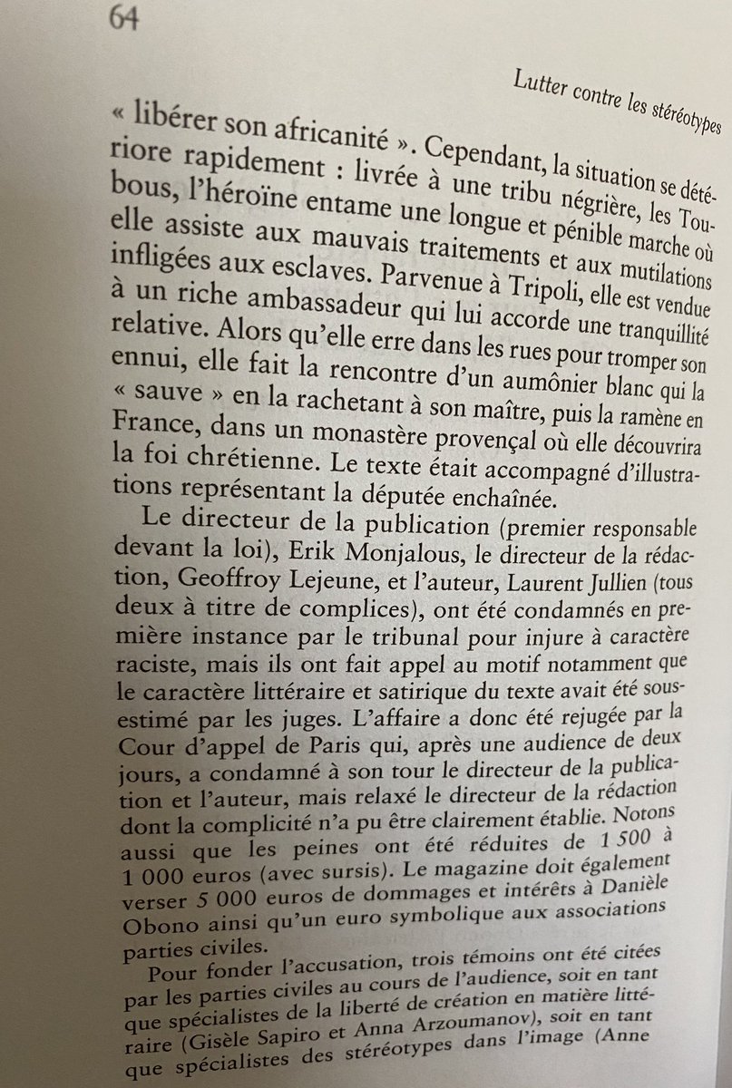 🔍🥊 Retour sur l’affaire <a href="/Deputee_Obono/">Députée Obono</a> /Valeurs actuelles (vous vous souvenez, l’infâme « roman d’été »« Obono l’africaine » pour lequel plusieurs condamnations sont tombées ?). Je cosigne l’article avec les brillantes @annaarzoumanov et <a href="/SapiroGisele1/">Sapiro Gisele</a> dans <a href="/laviedesidees/">La Vie des idées</a>