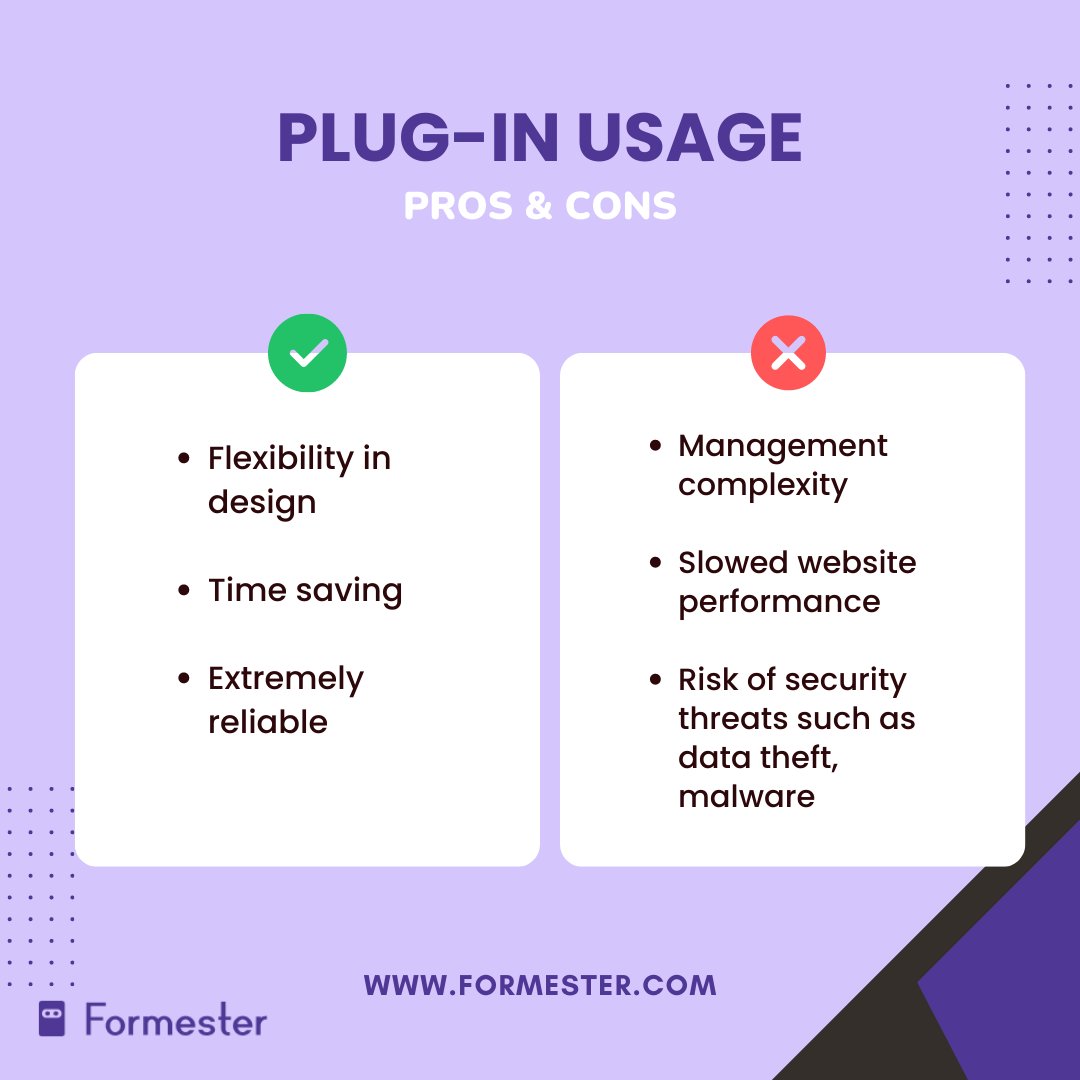 Although, contact forms can be integrated with your WordPress website both, by using or not using a plug-in; working with plug-ins isn't always a fun game.

Check out this post so you know your #choices!

#formester #webforms #contactforms #plugins #technology #wordpress #insight