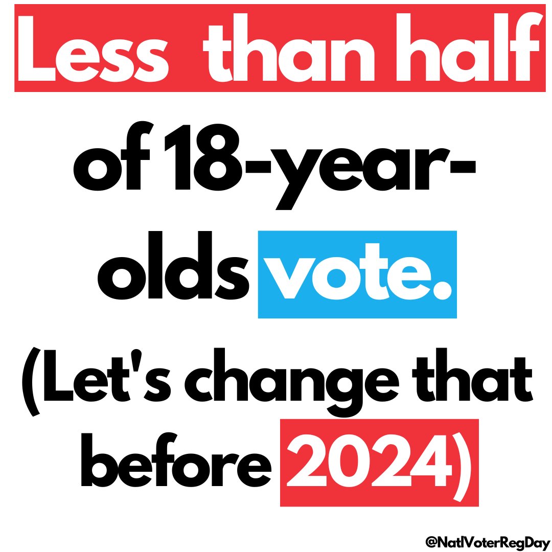 How Young People Can Become the Largest Voting Population in the US:

Step 1: Register to vote

Step 2: Vote

Step 3: Keep voting in every 👏 single 👏 election

(end of list)