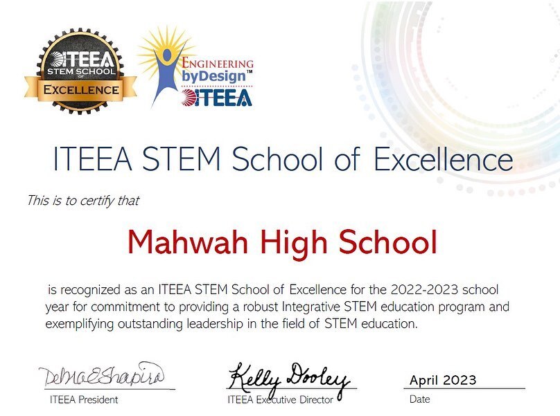 Proud to attend the ITEEA Conference in Minneapolis w/ reps from our T3 team to learn &amp; to accept our STEM School of Excellence Award on behalf of our STEAM career pathway students and staff. Thank you to our BOE &amp; Admin team for supporting our programs.… instagr.am/p/Cq-13AHO7XM/