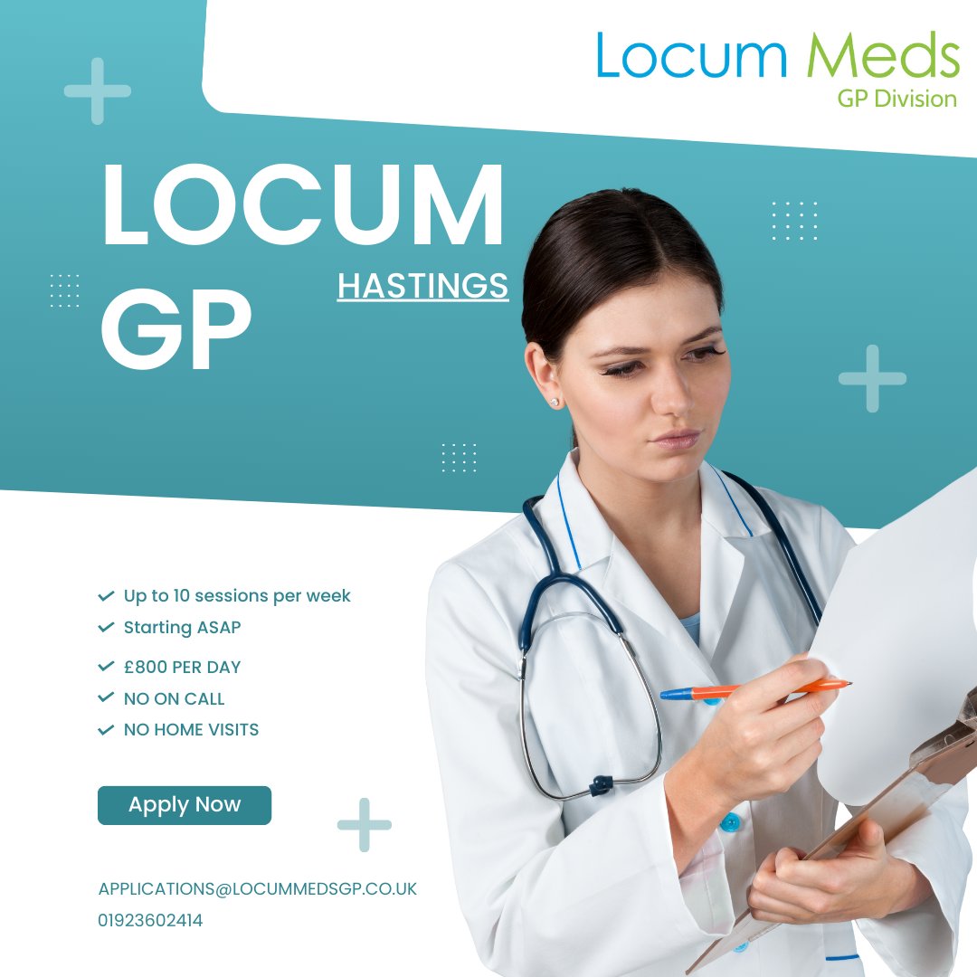 Give us a call! 😊

#locummeds #medicalnews #healthnews #NHS #locum #locumgp #GP #Generalpractitioner #Generalpractice #healthcare #uknhs #nhsuk #ukdoctors #doctor