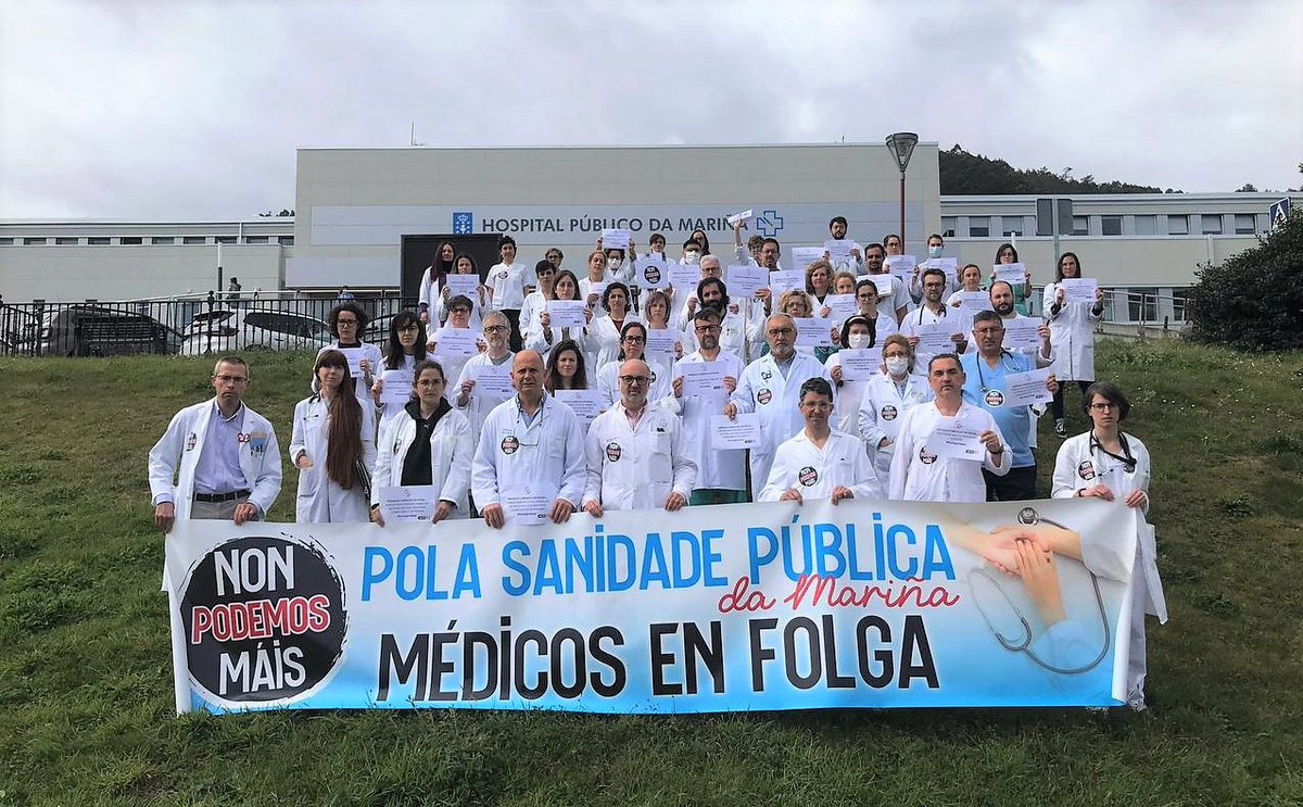 prazapublica's tweet photo. 🏥📢A folga do persoal médico rompe os marcos, cancela máis de dez mil citas e alerta da "fuga" de profesionais https://t.co/Pge4Qg1iVj https://t.co/x9rwbZ5vmB