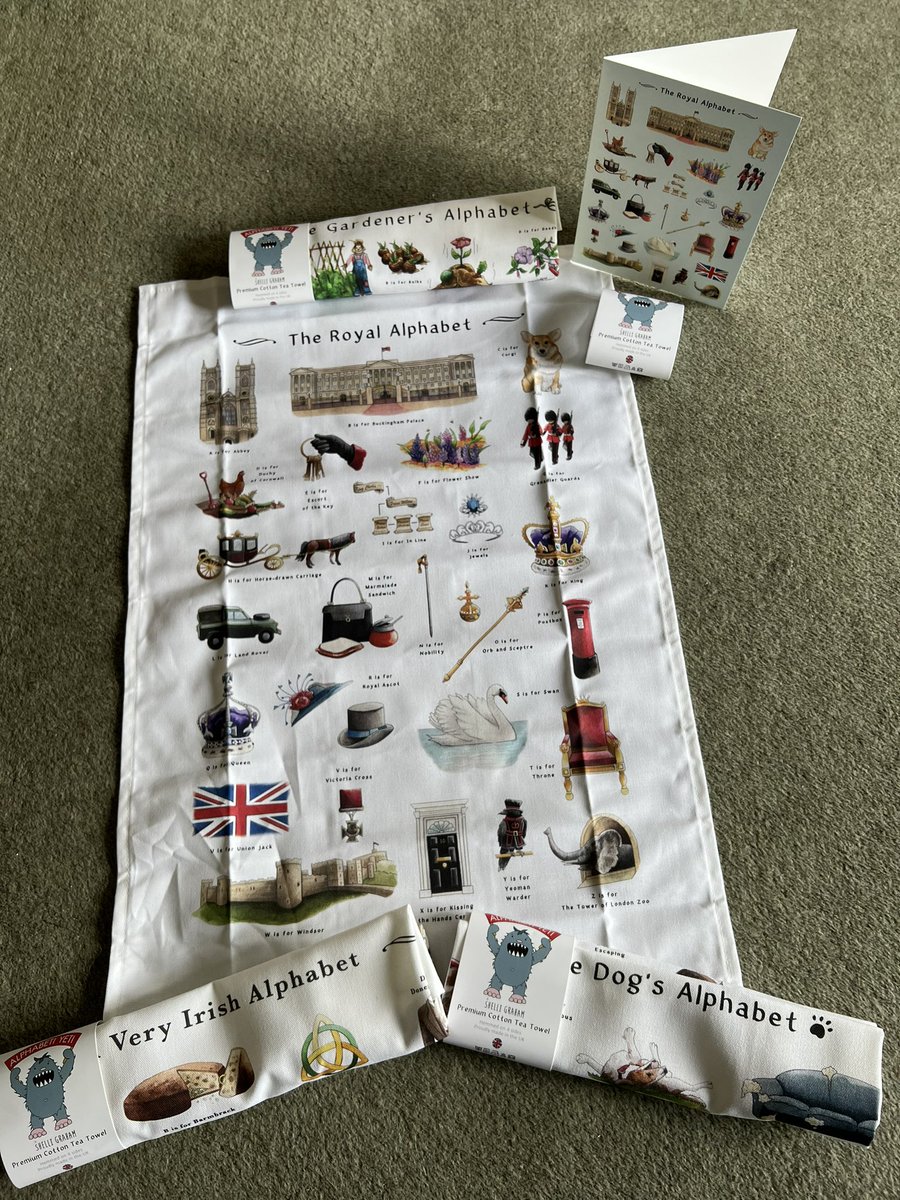 Always excited to receive a delivery from <a href="/ShelliGraham/">Shelli Graham</a> <a href="/AlphabetiYeti/">Alphabeti Yeti</a> . Brilliant presents and newest The Royal Alphabet