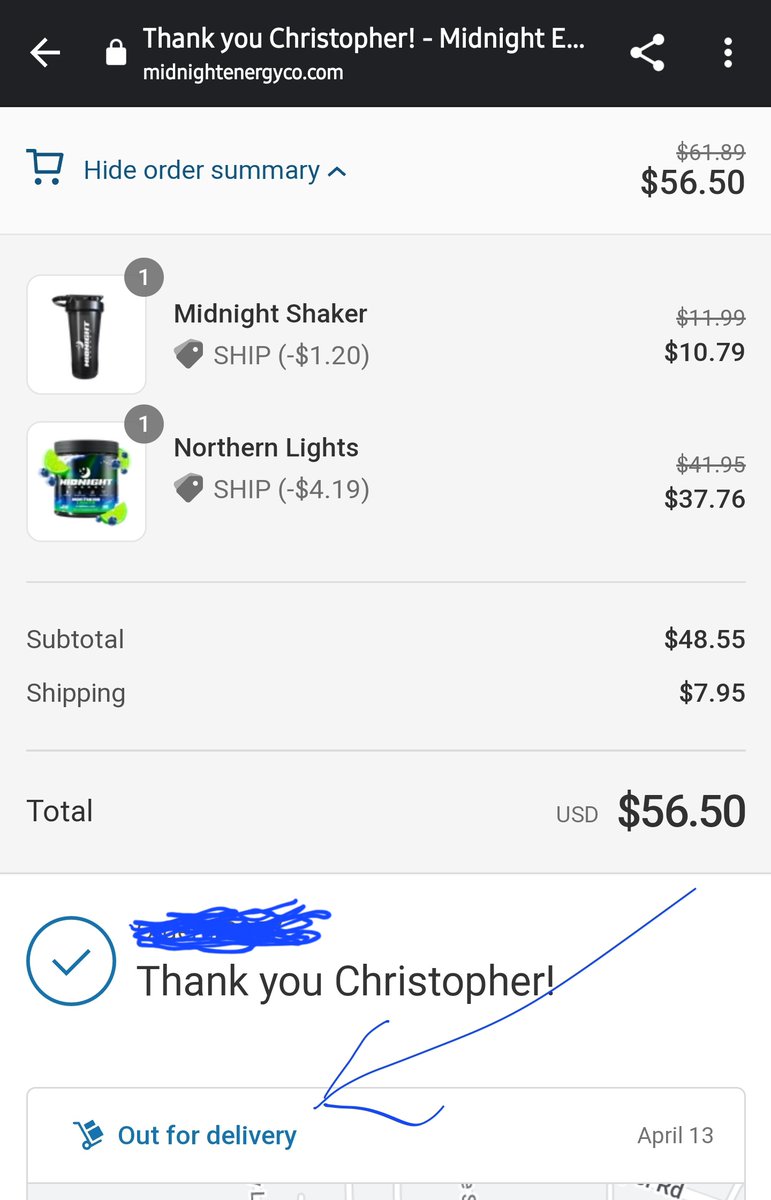 Cottonfilms's tweet photo. I'm about to be juiced @ShipStreaming @DrinkMidnight. Out for delivery! https://t.co/pRdaxDIDFR