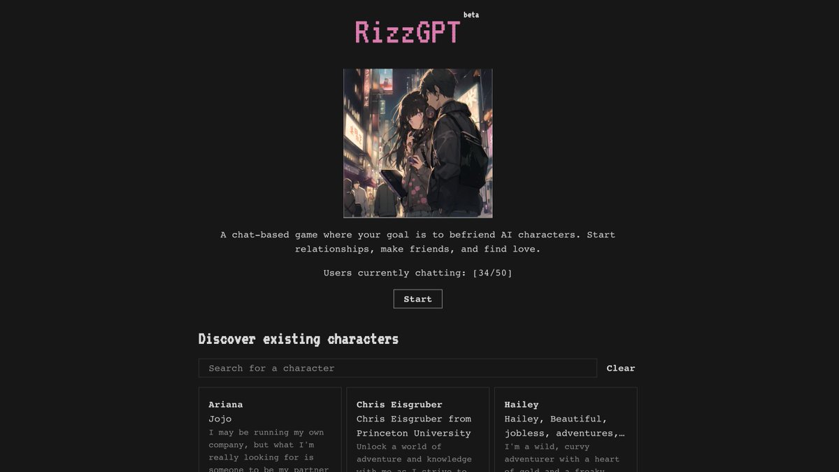 RizzGPT tweet media