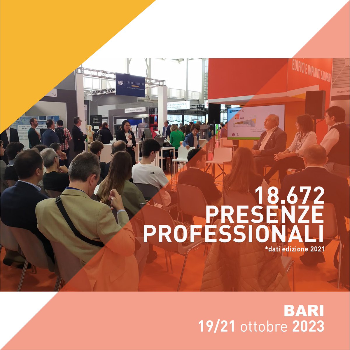 Costruttori, progettisti, installatori, serramentisti, applicatori… ma anche responsabili acquisti, commerciali e uffici tecnici. 𝗦𝗔𝗜𝗘 ritorna quest'anno a Bari per accoglierti in qualità di espositore o visitatore👉 saiebari.it/it/visitatori