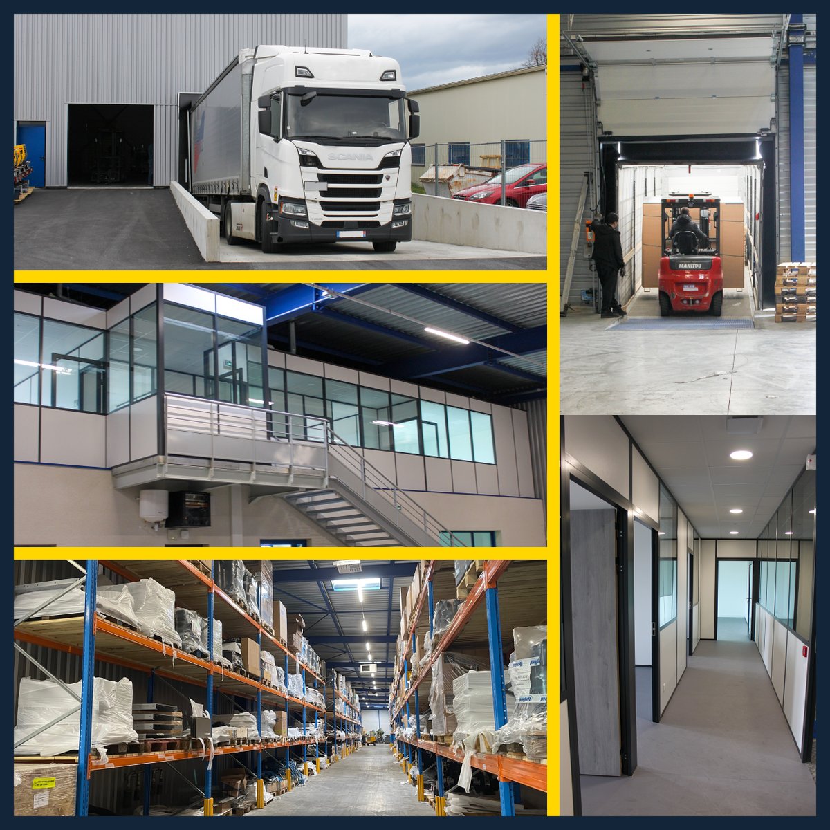 MAC3_Pneumatic's tweet photo. 📦 L’aménagement du nouveau bâtiment avance bien, nouveaux racks, bureaux finis et quai de chargement déjà en service 🚛

Il ne manque plus que notre nouvelle cabine de test 📋

On a hâte 🤗 https://t.co/ifjfgaZcuN
