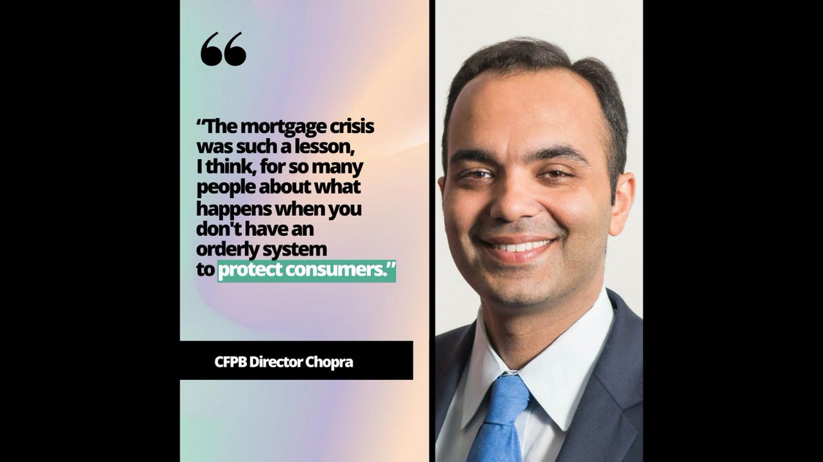 PiedmontHousing's tweet image. The @CFPB is so important: It roots out predatory home loans &amp;amp; biased appraisals, making the market better &amp;amp; safer for all. #ProtectConsumers #DefendCFPB #FairHousingMonth Whether you are a home buyer, seller, landlord, lender, appraiser — you should want a fair, honest market.
