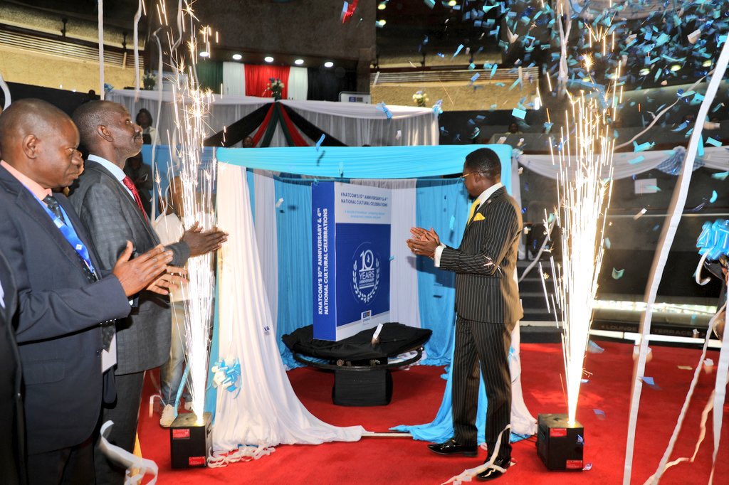 AbabuNamwamba's tweet photo. Presided the double celebration marking the 10th anniversary of the Kenya National Commission for UNESCO @NatcomUnescoKe and the 4th edition of the National Cultural Festival at KICC, Nairobi, which incorporates the 2023 International Arts Day. #TalantaHela monetising talents. https://t.co/u9rsEN2ZsK