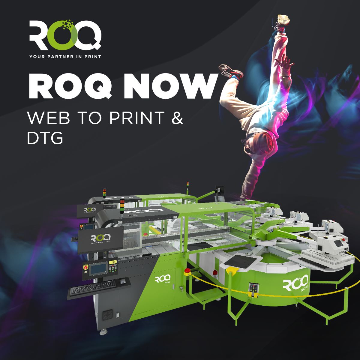 ROQintl's tweet photo. The 100% digital machine that will boost any business!

ROQ NOW is capable of producing up to 200 pieces per hour with just one operator. 

Send us an email and know more! sales@roqinternational.com

#dtg #screenprinting #clothing #clothes https://t.co/EnGt4hQYm1