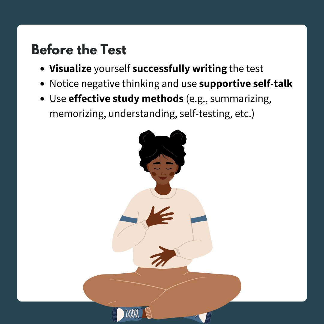 queensusws's tweet image. Test anxiety is very common and with finals season starting, we've got some tips on managing it! For more resources, check out the Student Wellness Services and @queensusass test anxiety module (link in bio)!
